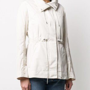 Moncler Ocre Drawstring Waist Short Jacket